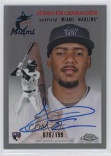 2023 Chrome Platinum Anniversary Refractor 76/199 Jerar Encarnacion Auto 18j9