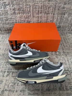 Größe 8 - Nike Zoom Cortez SP Sacai Iron Grey White Suede DQ0581-001