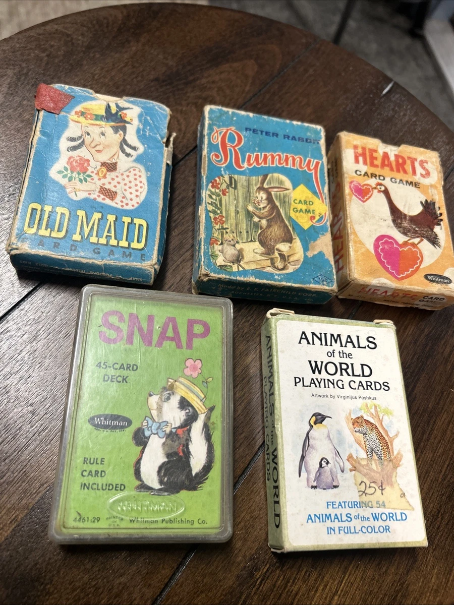 Old Maid Cards In Vintage & Antique Card Games for sale | eBay
