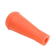 (Orange) 5Pcs 6mm Archery Tips Soft Rubber Arrowheads Rubber Blunt Point FF