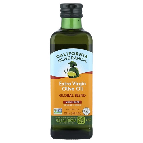 Extra Virgin Olive Oil, Global Blend, Mild, 16.9 fl oz (500 ml)