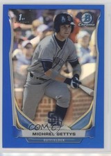 2014 Bowman Draft Chrome Blue Refractor 353/399 Michael Gettys #CDP49 4l3