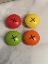 Lovevery Mosaic Button Board REPLACEMENT Buttons 4 piece 1 of each color 