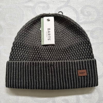Barts Wool Blend Ribbed Knit Beanie Hat Adult Unisex Winter Cap MSRP $85