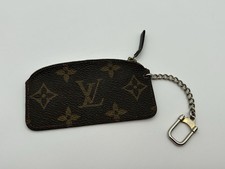 Louis Vuitton Vintage Monogram Pochette Cles Key Ring Chain Coin Case