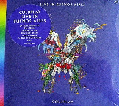 Coldplay ''Live In Buenos Aires'' - 2CD, 2018 Parlophone, Digipack, Neu/OVP