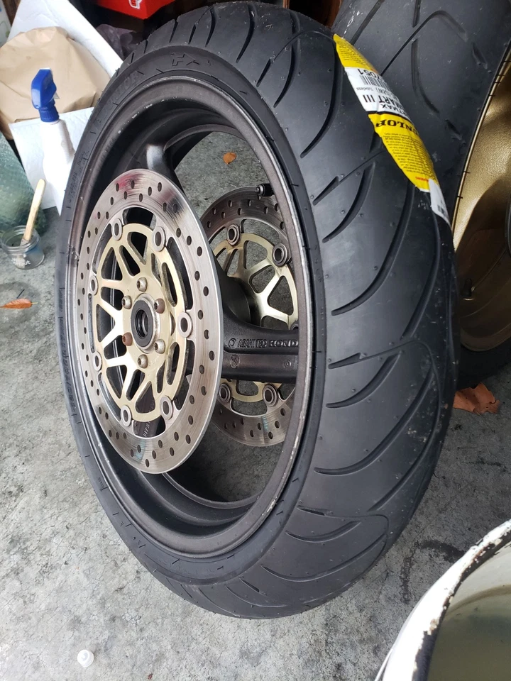 99 00 HONDA CBR 600 F4 600F4 передние/задние диски полный комплект колес роторы шины - Изображение 2 из 4