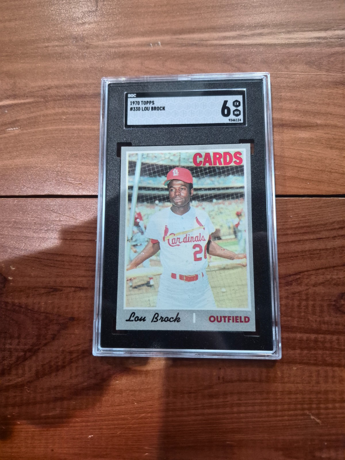 1970 Topps Lou Brock #330 SGC 6 !! 🔥🔥 St. Louis Cardinals