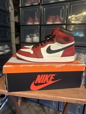 Air Jordan 1 High OG Chicago Reimagined Lost and Found Sneakers Men's Size 12