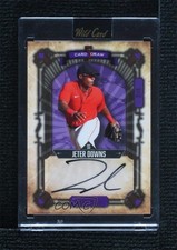 2023 Wild 5 Card Draw Bronze Foil Purple 2/4 Jeter Downs Rookie Auto RC 1u6. rookie card picture