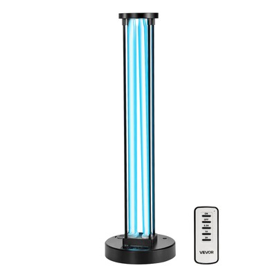 VEVOR UV Light 110W Ultraviolet Lamp with Ozone Purifier with 30/60/120 Minutes