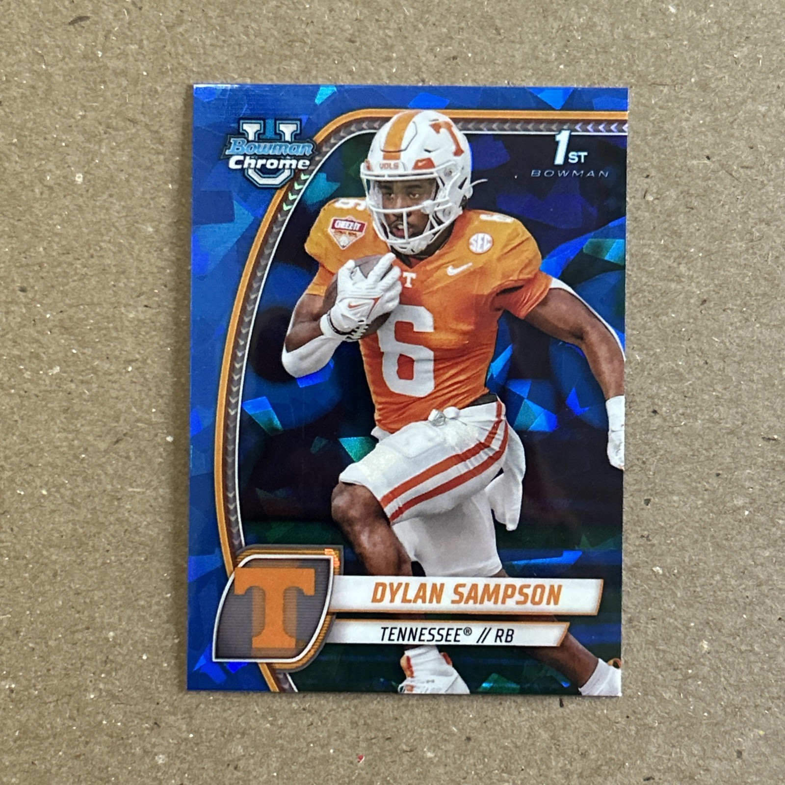 Dylan Sampson 2024 Bowman University Chrome 1st Sapphire Refractor #69