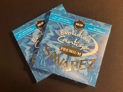 [RETAIL 53.38] 2 SETS Premium High Tension Nylon Guitar Strings - SAVAREZ 510EJP