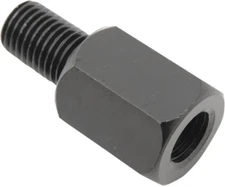 Emgo Universal Mirror Riser - Black Motorcycle Street Bike 20-28112 0640-1018