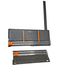 Fiskars Paper Cutter Lot 12" Slide Ruler Trimmer 8" Binder Craft Trimmer EUC