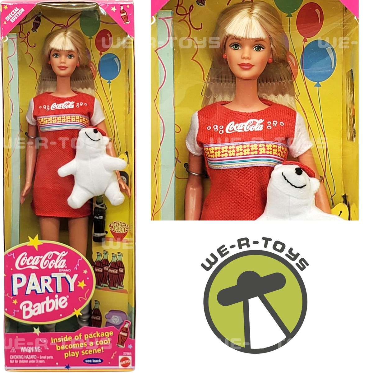 Lot Publicitaire Coca-Cola Barbie Vintage : Maillot, Paréo, Sac Et Serviette - Mode Rétro