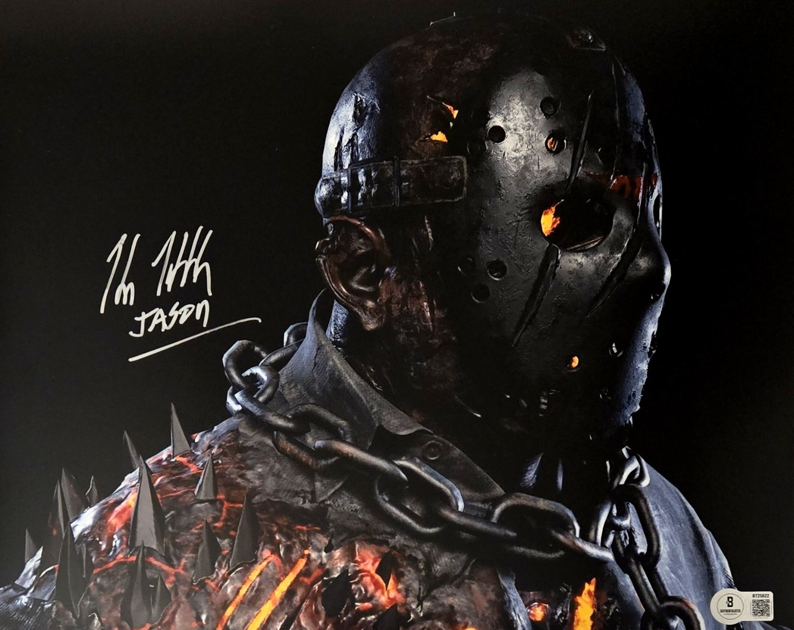 Kane Hodder Signed Photo Jason Friday the 13th Horror Autograph Beckett COA 622