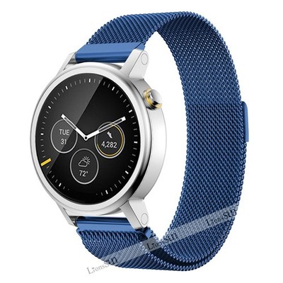 22mm Strap For Huawei Watch GT2 GT3 46mm Stainless Steel Leather Silicone Band