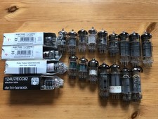 Lot Of 20 Guitar Amp Valves, Shop Closure Ei Yugoslavia, Ruby Tubes, Sovtek, etc