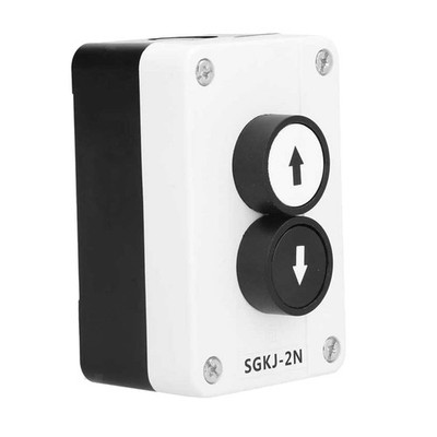 Sgkj-2N Push Button Switch Box Up Down Schwarz-Weiß-Sign-Button-Zubehör