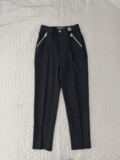 Versace Jeans Couture Vintage Ittierre Spa Black Dress Pants 26x40