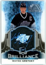 Wayne Gretzky 2015-16 Upper Deck The Cup Brilliance Autograph Card #B-WG