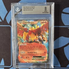 2012 Pokemon Dargons Exaleted #22 Ho-Oh EX  Beckett 8