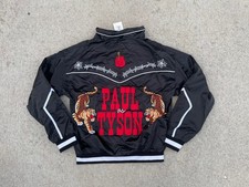 NEW Netflix Mike Tyson vs. Jake Paul Bomber Jacket - Casey Bannerman - Size L