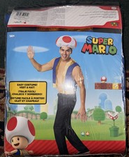 Super Mario Brothers Toad Adult Costume Kit