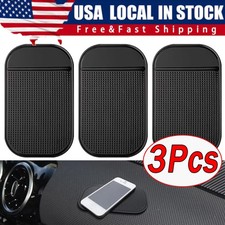 3Pcs Car Magic Anti-Slip Dashboard Sticky Pad Non-slip Mat GPS Cell Phone Holder