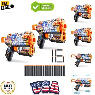 Skins Flux - Sonic Super Speed 2 Pack + 16 Darts by , Easy Reload, Air Pocket...