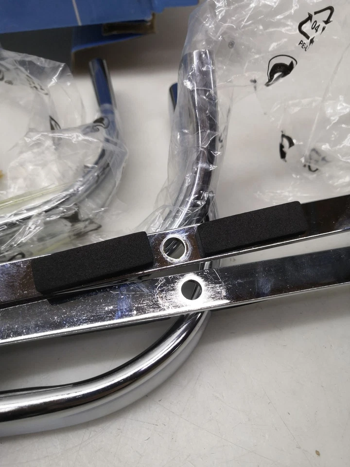 WENKO Portasciugamani Irpinia, per bagno senza foratura, da appendere, acciaio - Immagine 4 di 4