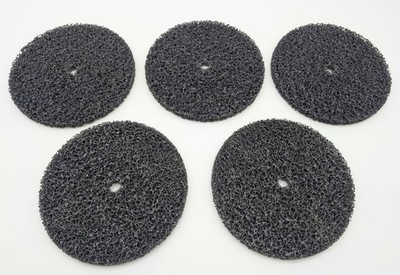 Scotch-Brite 958 Clean & Strip Disc 8'' x 5/8'' Very Coarse Silicon Carbide 5 Pack