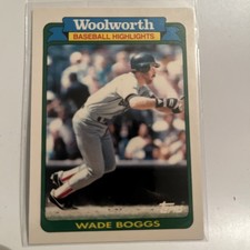 1990 Topps Woolworth Baseball Highlights - Wade Boggs #8