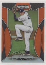 2019 Panini Prizm Draft Picks Orange Prizm Matt Canterino #42 3o2