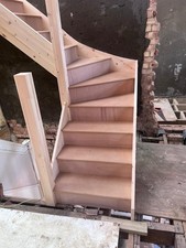 Made to measure Winder Staircase- Loft Stairs, any timber, any design 
