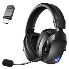 Wireless Gaming Headset For PS5 PS4 PC Nintendo Switch 2.4GHz USB Gaming 3E