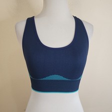 Victorias  Secret PINK SPORT Ultimate Lightly Lined Blue Unpadded Sports Bra S
