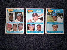 1965 Topps Willie Mays Sandy Koufax Orland Cepeda HOF Baseball Lot 3