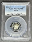 2000-S Silver Proof Roosevelt Dime PCGS PR-69 DCAM, Buy 3 Items, Get $5 Off!!