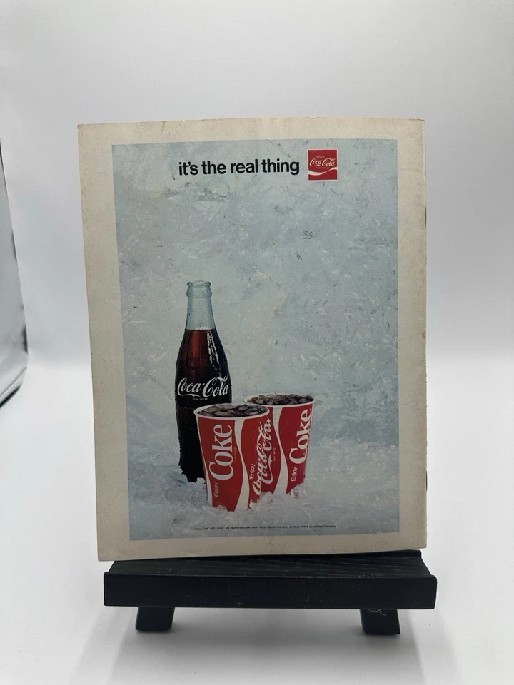 Guía de programas Globetrotters 1973 Harlem Globetrotters original de colección Foto 3 de 3