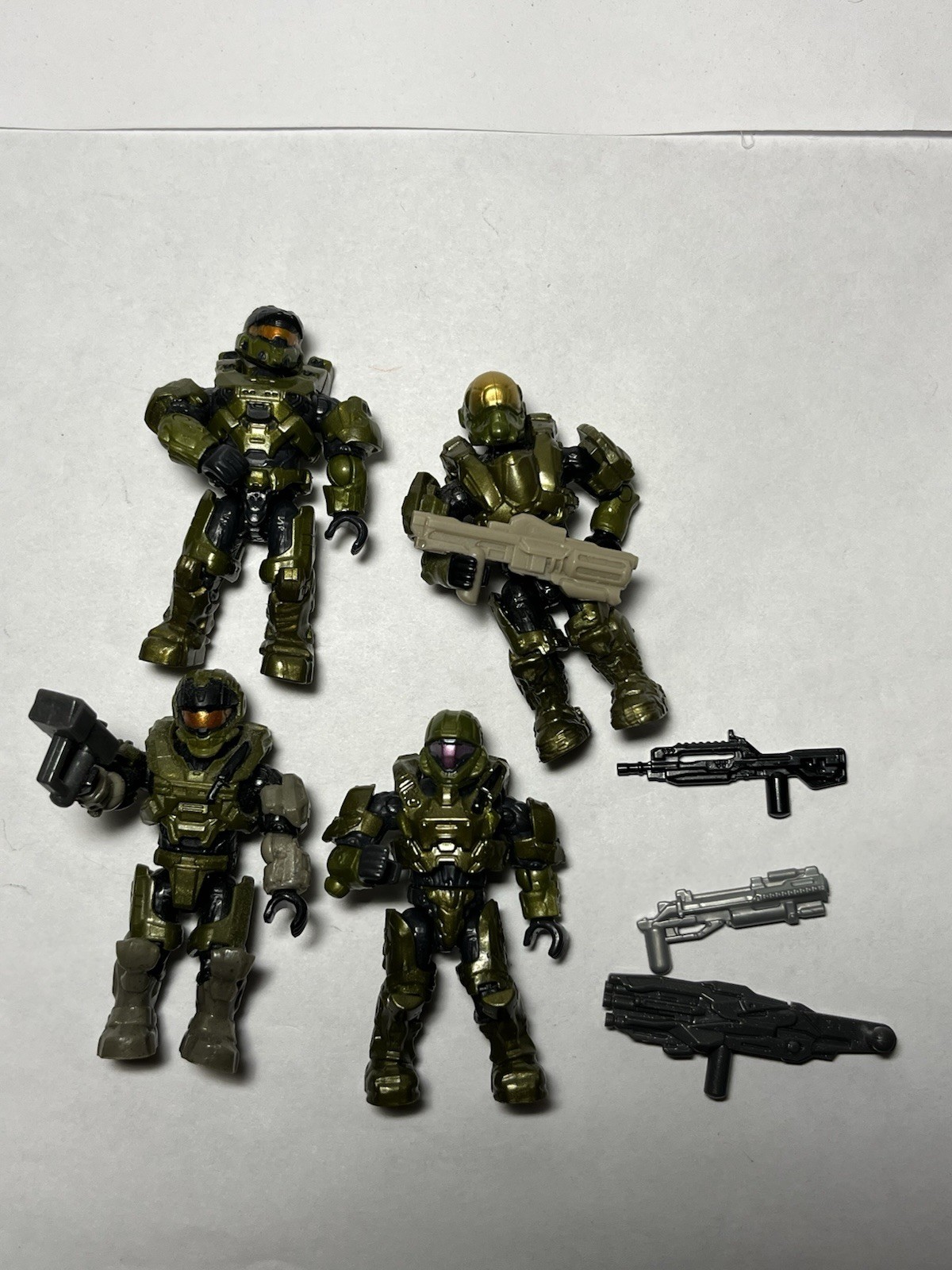 Halo Mega Construx Mark VII Vector Commando Helljumper Green Lot