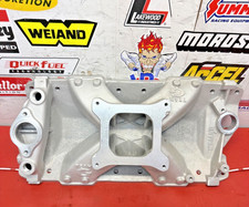 Weiand Team G Sbc Chevy 327-400 Aluminum Intake Manifold 7530 Camaro Nova Weiand Team G Sbc Chevy 327-400 Aluminum Intake Manifold 7530 Camaro Nova