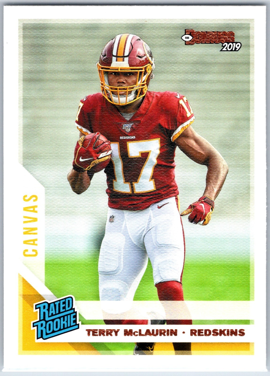 2019 Panini Donruss - Rated Rookie Terry McLaurin #329 Canvas (RC)