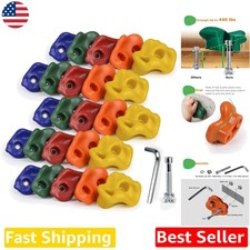 Durable 25 Rock Climbing Holds - Large Textured Grips for Kids Adults