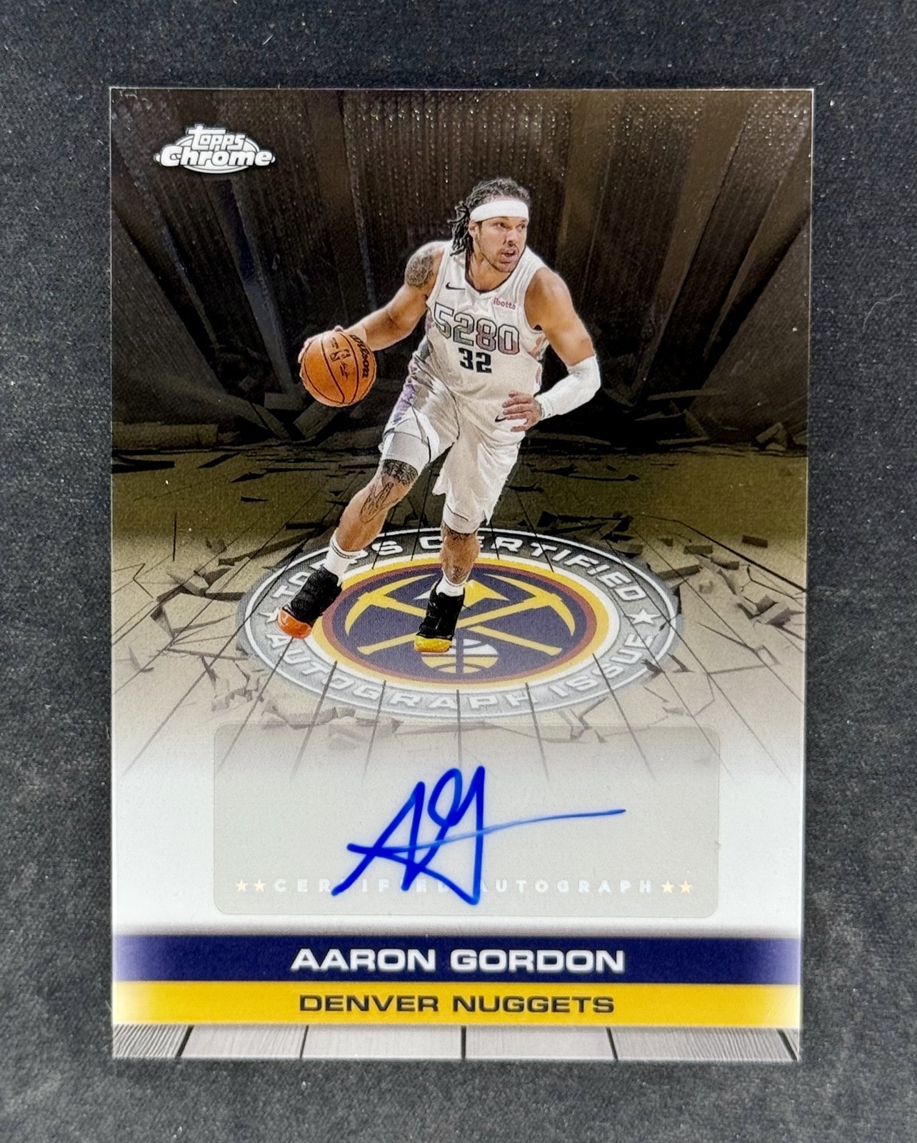 2025-26 Topps Chrome - Autograph Issue Aaron Gordon #TAU-AG (AU)