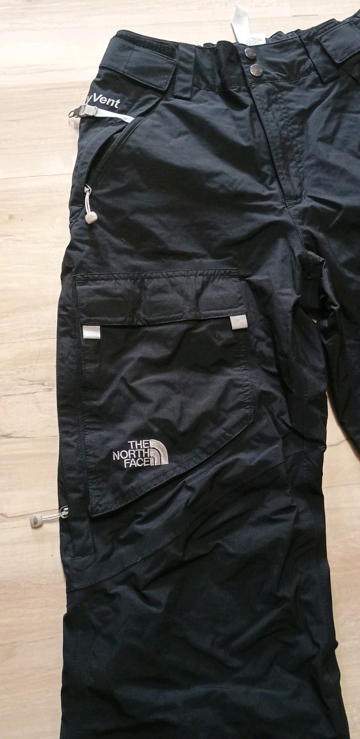 The North Face Women's Snow Pants S Black Adjustable Waist Skiing Cargo Pockets thumbnail 2