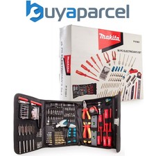 Makita P-51851 96 Piece Electricians Drill Screwdriver Tool Kit Pouch 1000W Rate