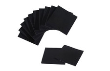 22PCS Self Adhesive Neoprene Foam Sheets 1/16"x4"x4" Closed Cell Pads Black