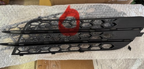 Pair Front Fog Light Mesh Grille Honeycomb Type Grill Cover for Audi A6 C7 - Picture 9 of 11